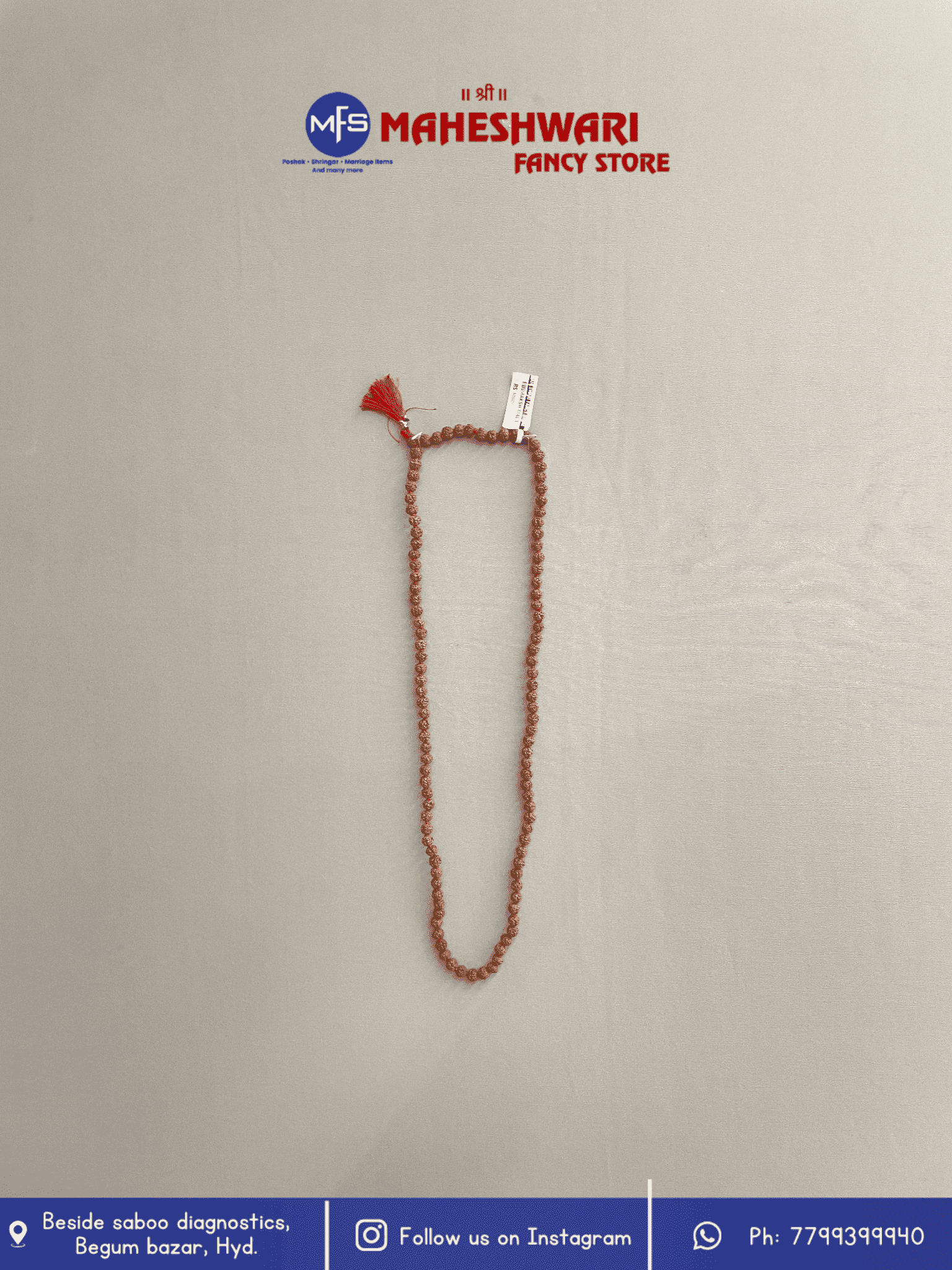 Maheshwari Fancy Store - Original Rudraksha Mala